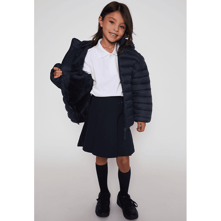 Parka Unisex Peludo Escolar Talla 6 a 16 Familyshop 4
