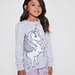 Pijama Jersey Niña Morado Familyshop - Miniatura 3