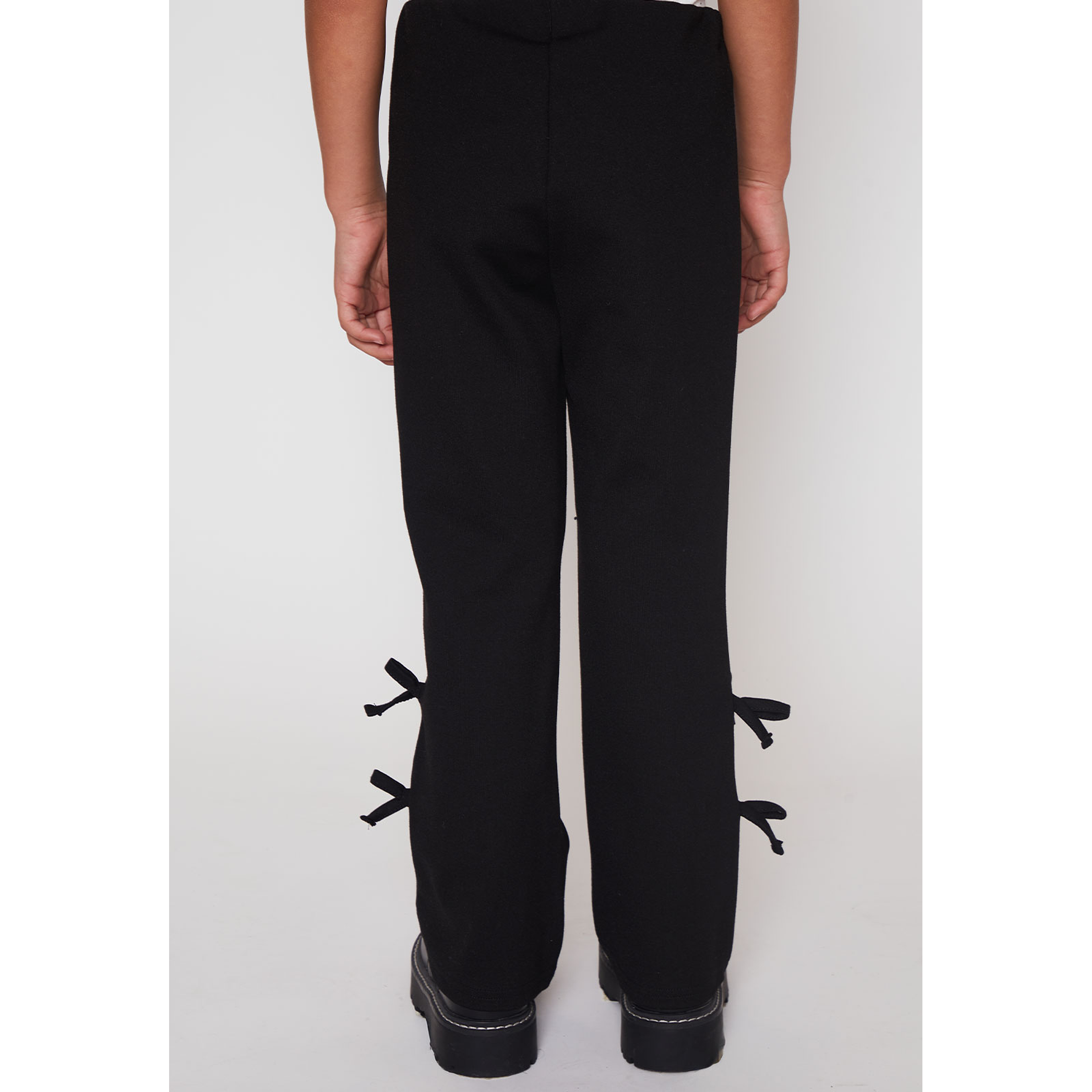 Calza Flare Niña Negro Familyshop 2