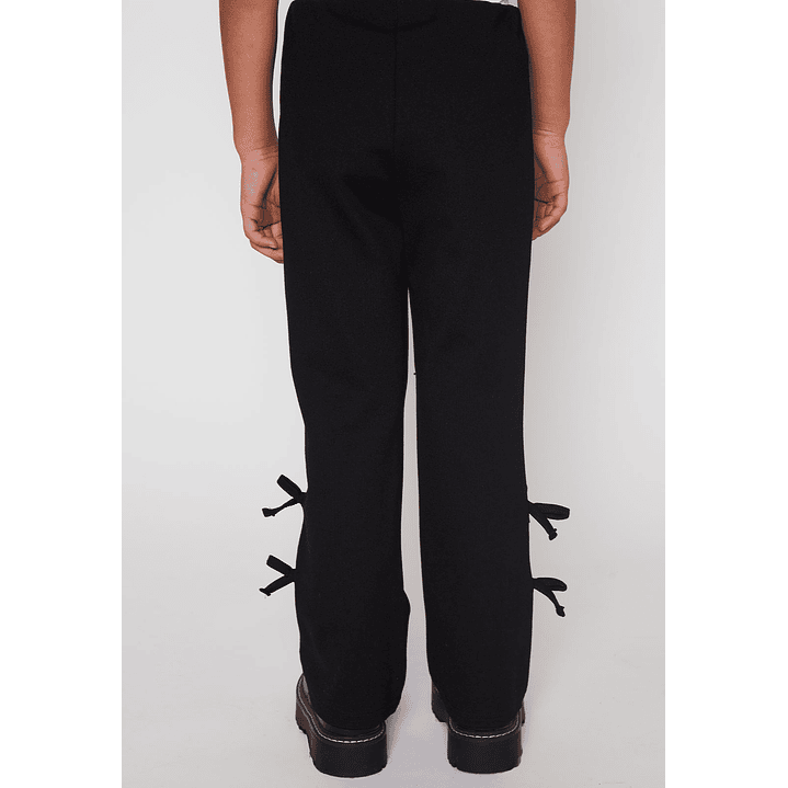 Calza Flare Niña Negro Familyshop 2