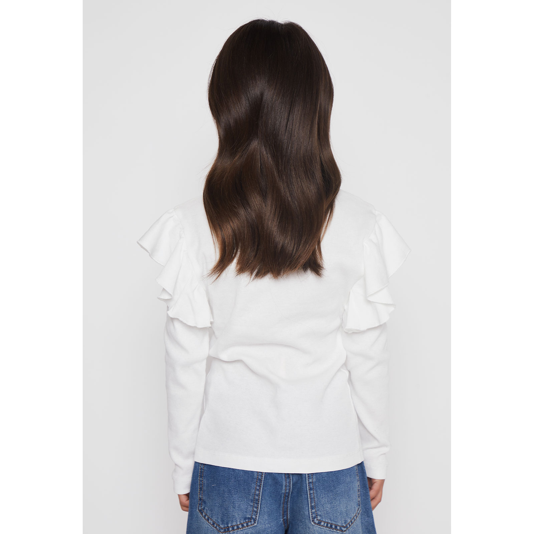 Polera Vuelos Niña Crudo Familyshop 2