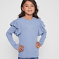 Polera Vuelos Niña Celeste Familyshop - Miniatura 1