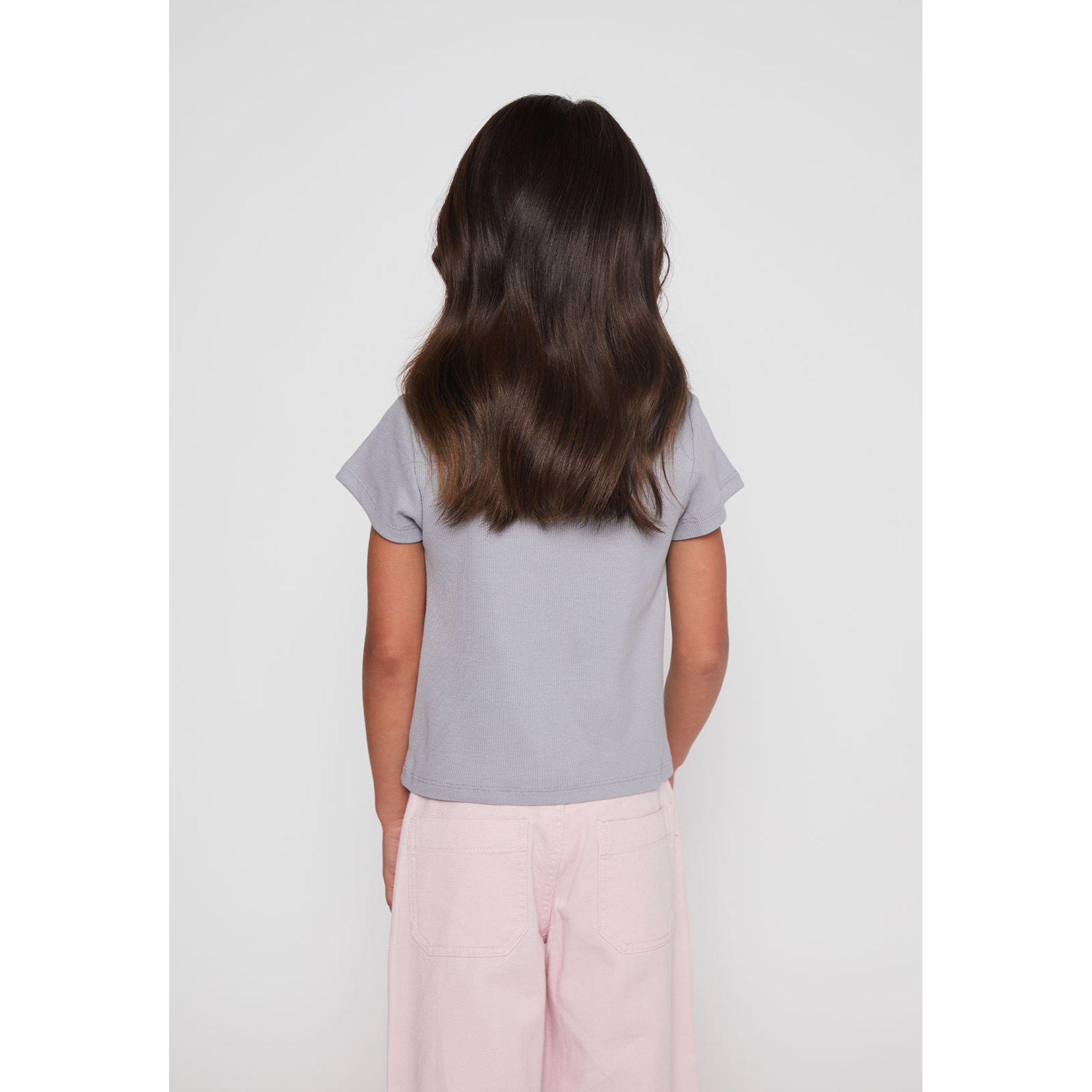 Polera Bordado Niña Celeste Familyshop 2