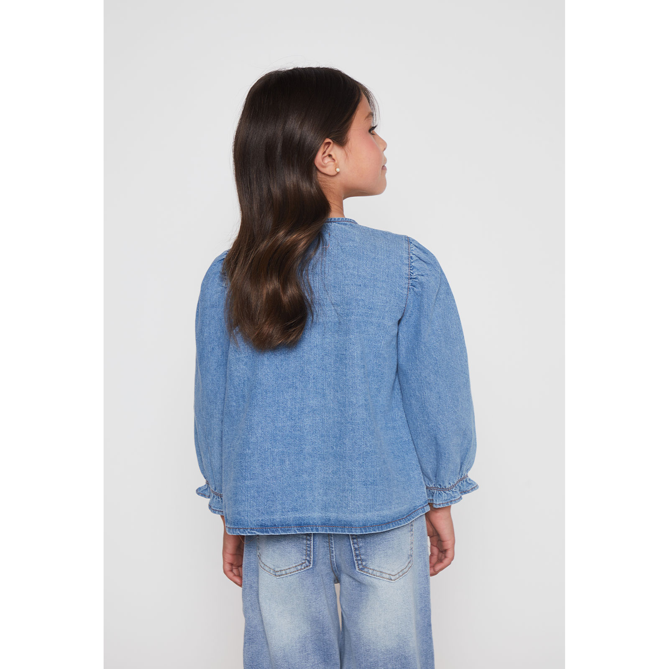 Blusa Vuelos Niña Azul Familyshop 2
