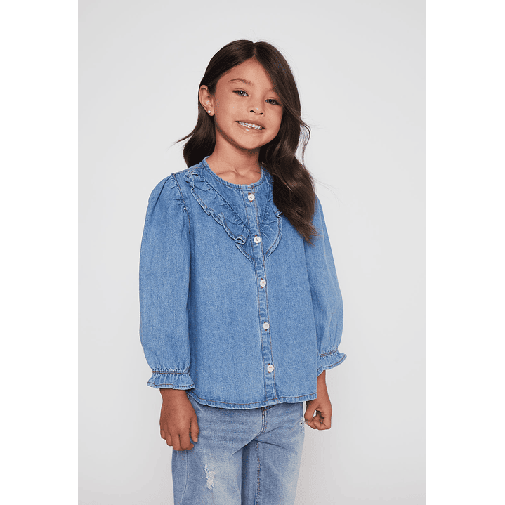 Blusa Vuelos Niña Azul Familyshop 1