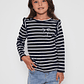 Polera Bordado Niña Azul Familyshop - Miniatura 1