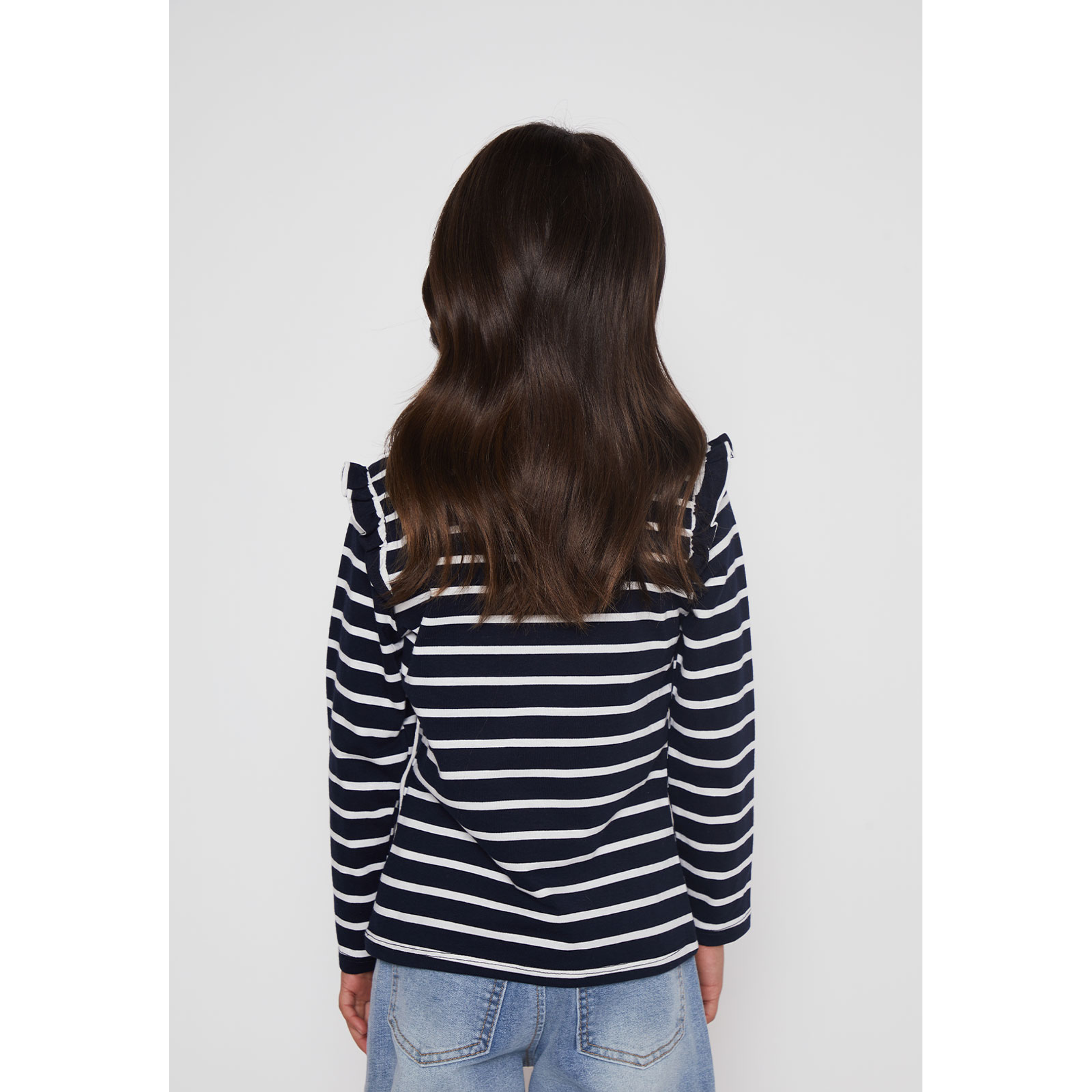 Polera Bordado Niña Azul Familyshop 2