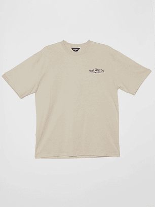 Polera Relax Hombre Beige Familyshop