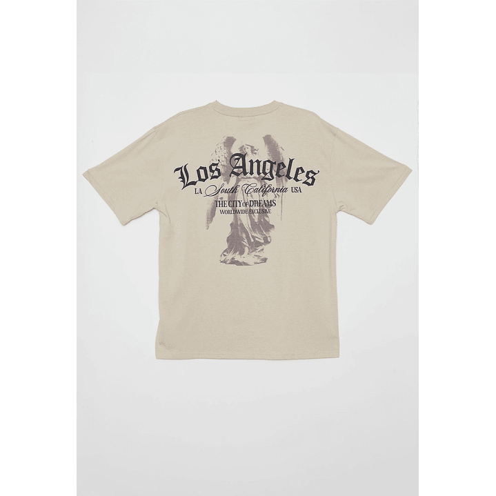 Polera Relax Hombre Beige Familyshop 2