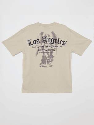 Polera Relax Hombre Beige Familyshop