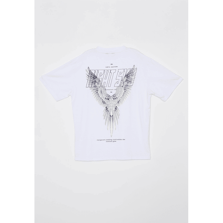 Polera Night Sky Hombre Blanco Familyshop 2