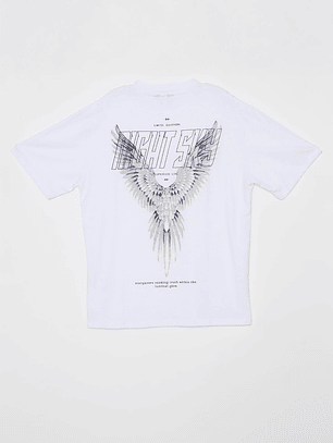 Polera Night Sky Hombre Blanco Familyshop