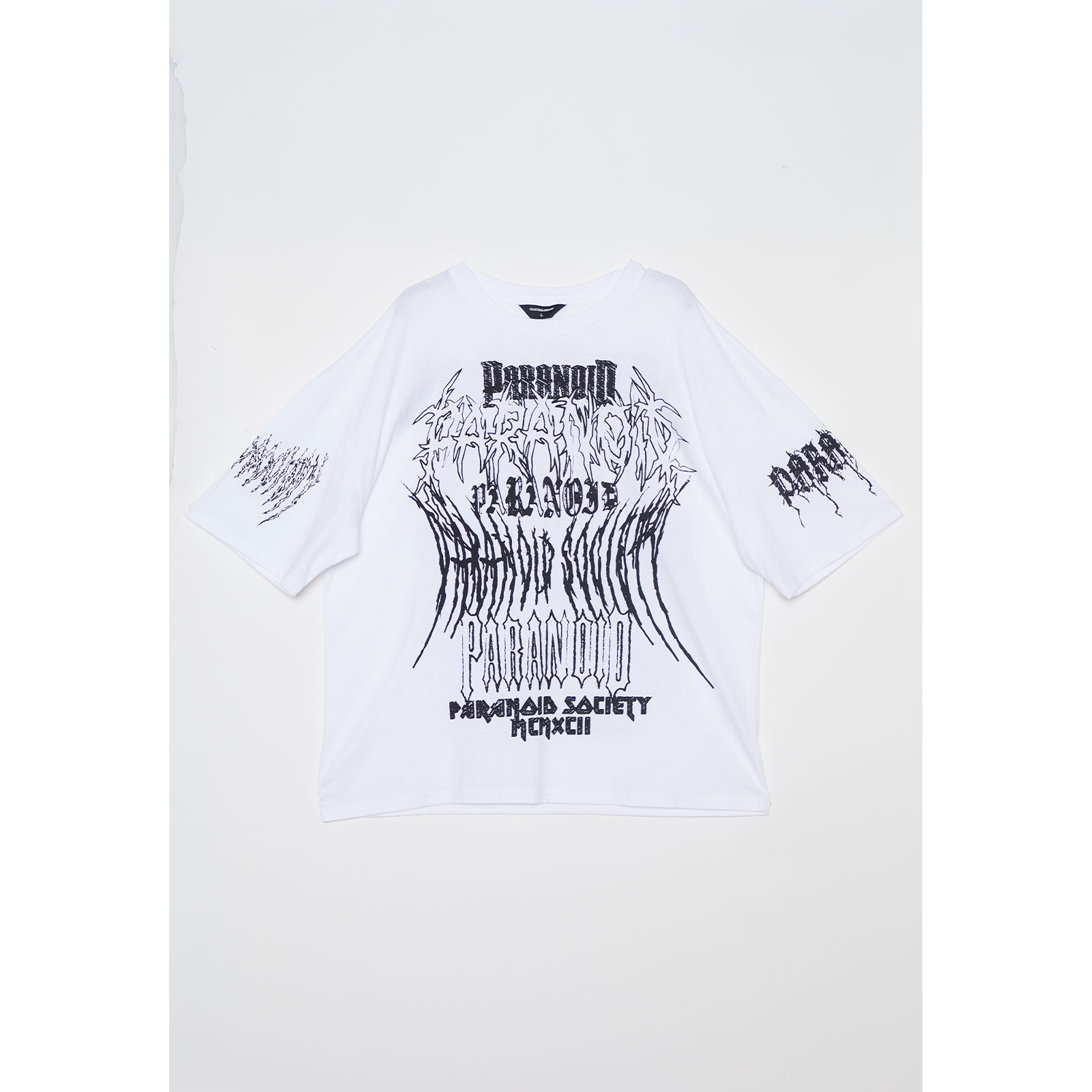 Polera Oversize Hombre Blanco Familyshop 1