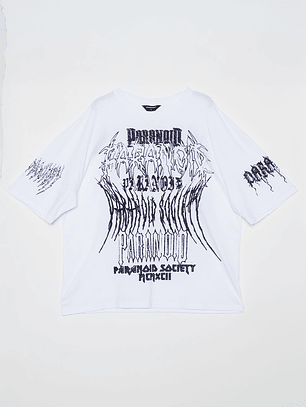 Polera Oversize Hombre Blanco Familyshop