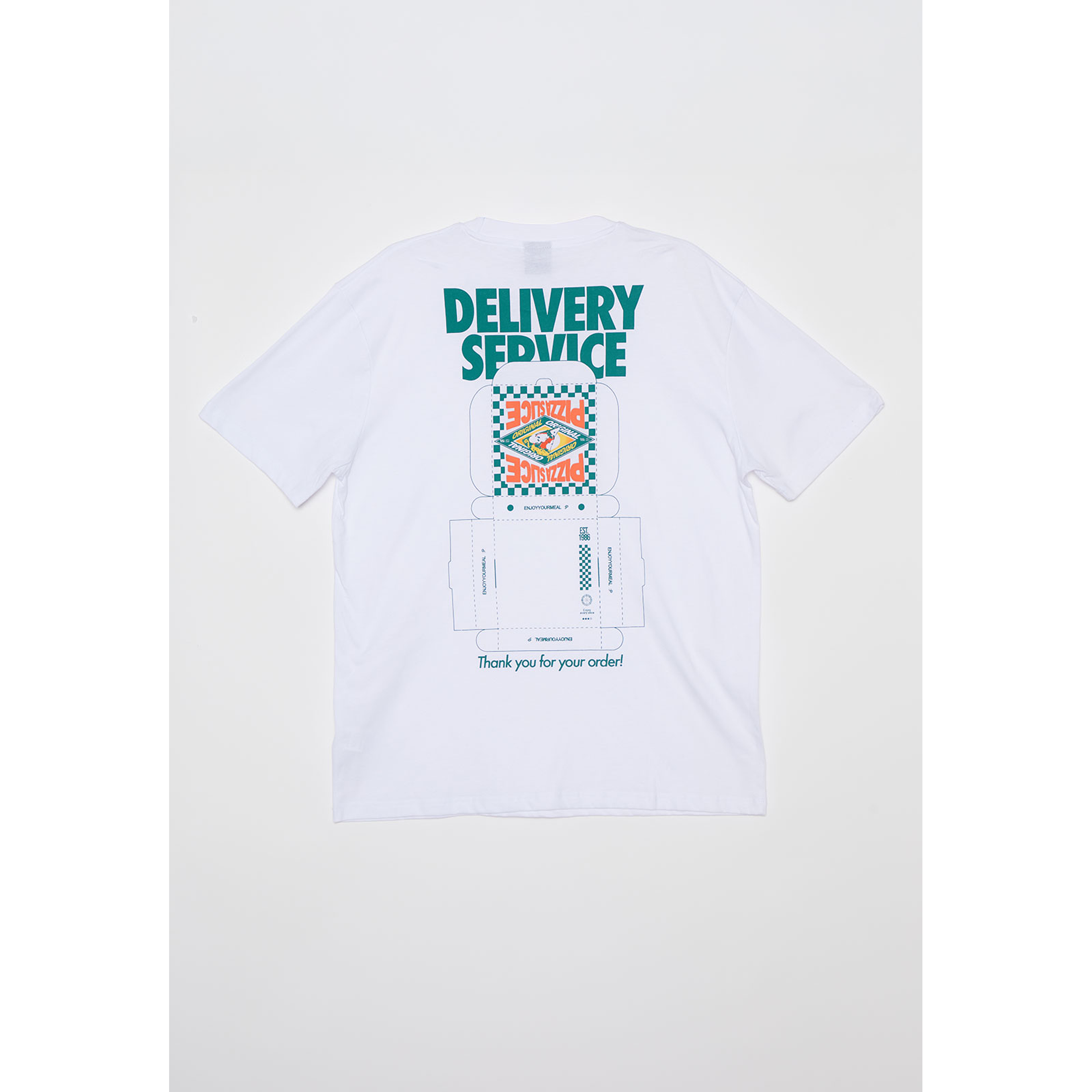 Polera Delivery Hombre Blanco Familyshop 2