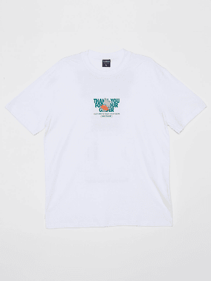 Polera Delivery Hombre Blanco Familyshop