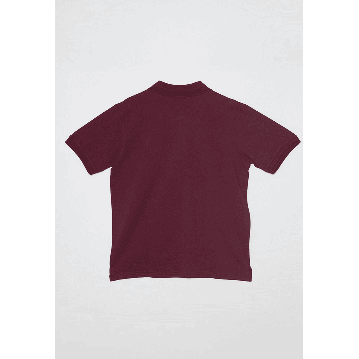 Polera Bordado Hombre Burdeo Familyshop 2