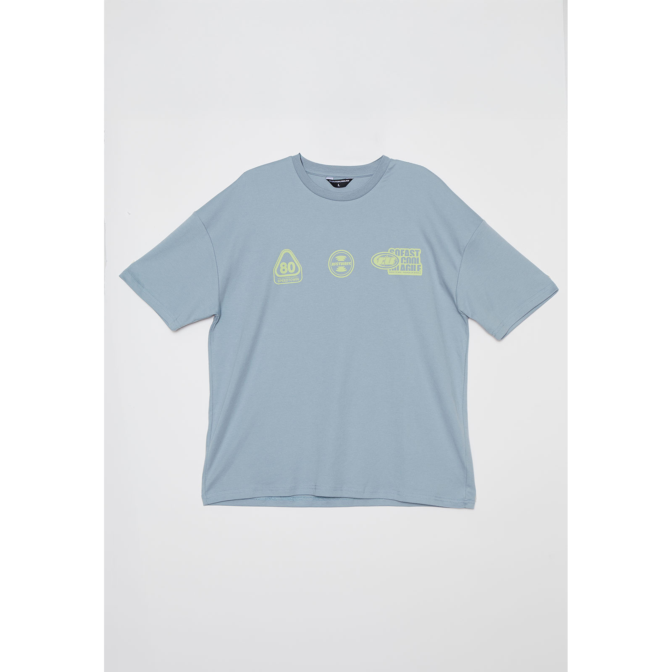 Polera Track Hombre Celeste Familyshop 1