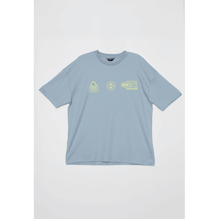 Polera Track Hombre Celeste Familyshop 1