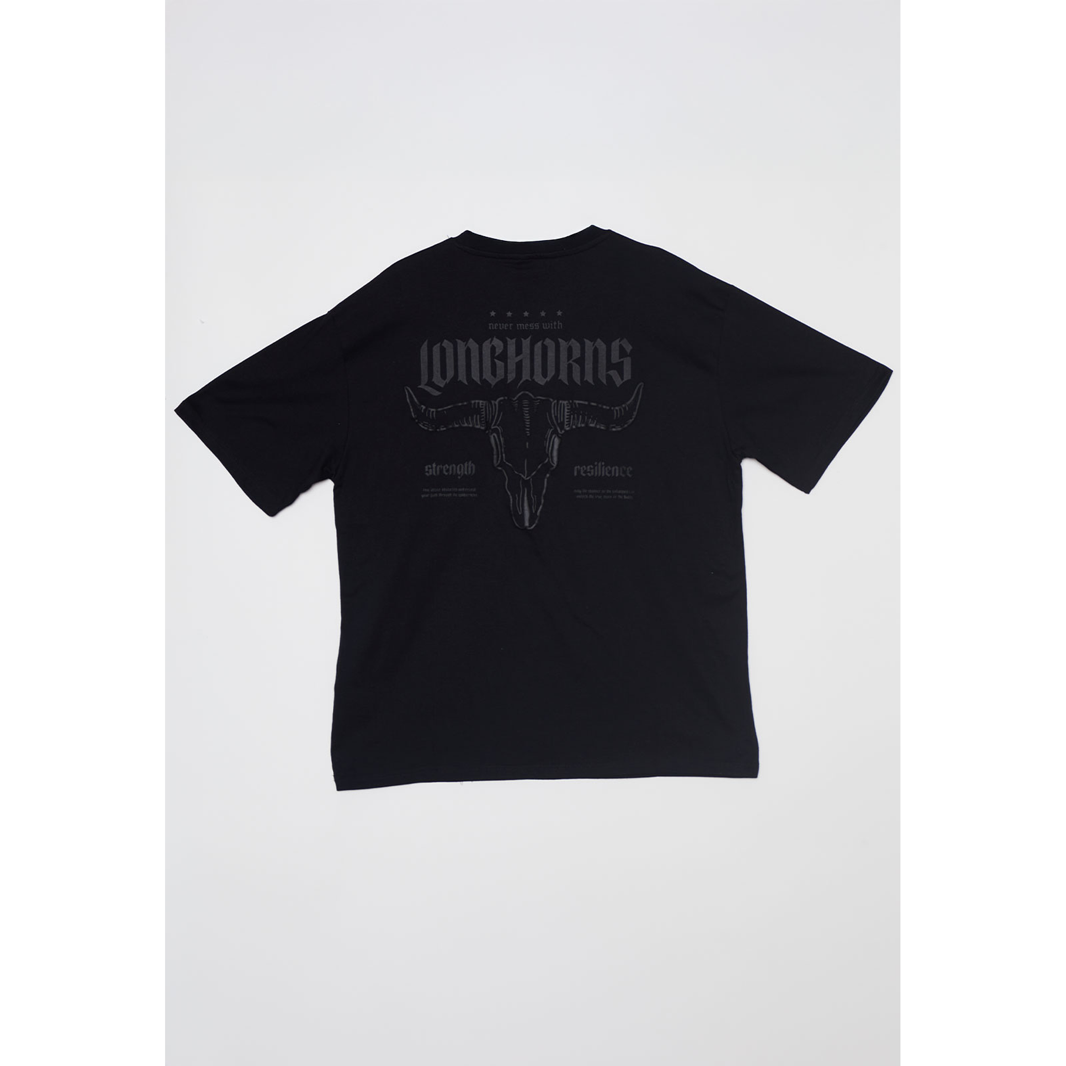 Polera Longhorns Hombre Negro Familyshop 2
