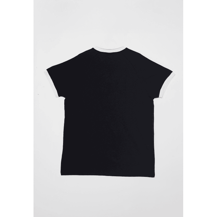 Polera College Raglan Hombre Negro Familyshop 2