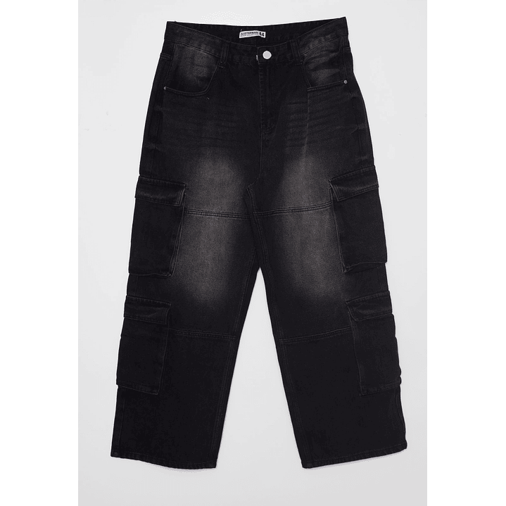 Jeans Cargo Hombre Negro Familyshop 1