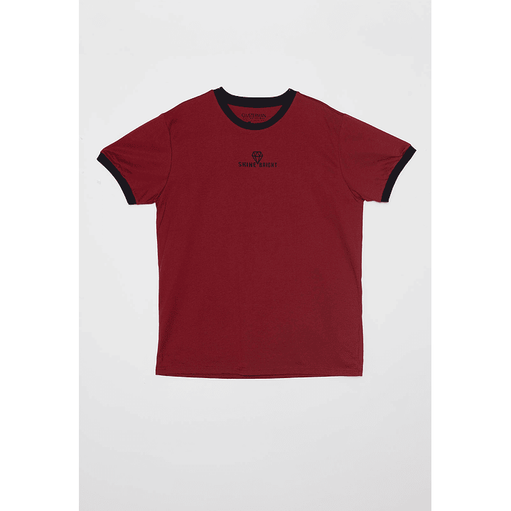 Polera Shine Hombre Rojo Familyshop 1