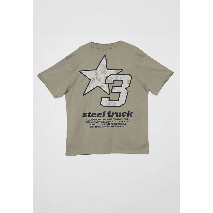 Polera Track Runner Hombre Verde Familyshop 2