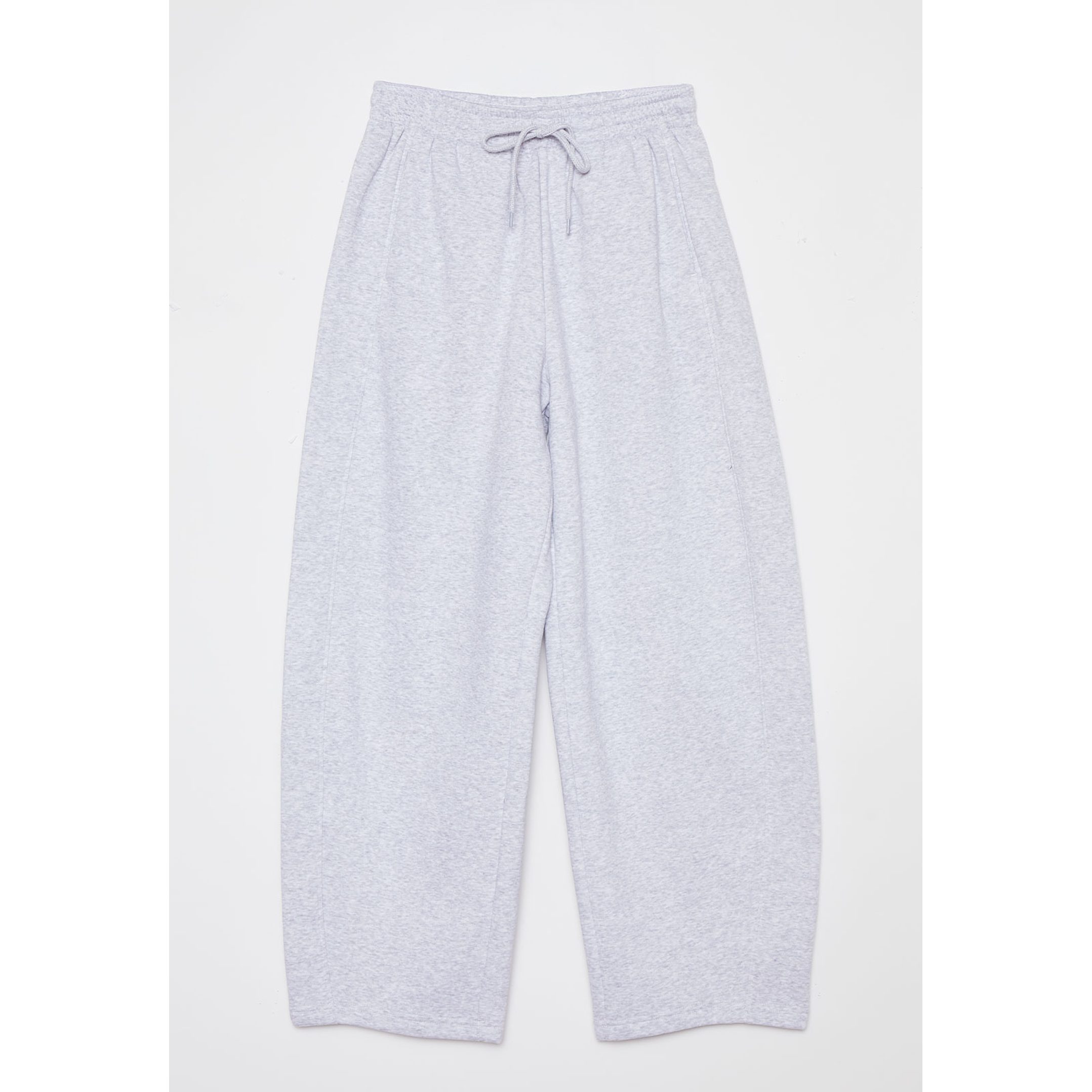 Pantalón Buzo Barrel Mujer Gris Familyshop 1