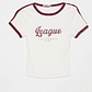 Polera Sport League Mujer Crudo Familyshop - Miniatura 1