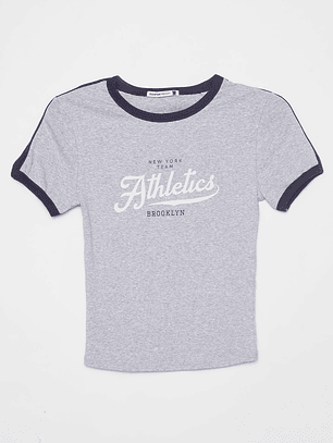 Polera Sport Athletics Mujer Gris Familyshop