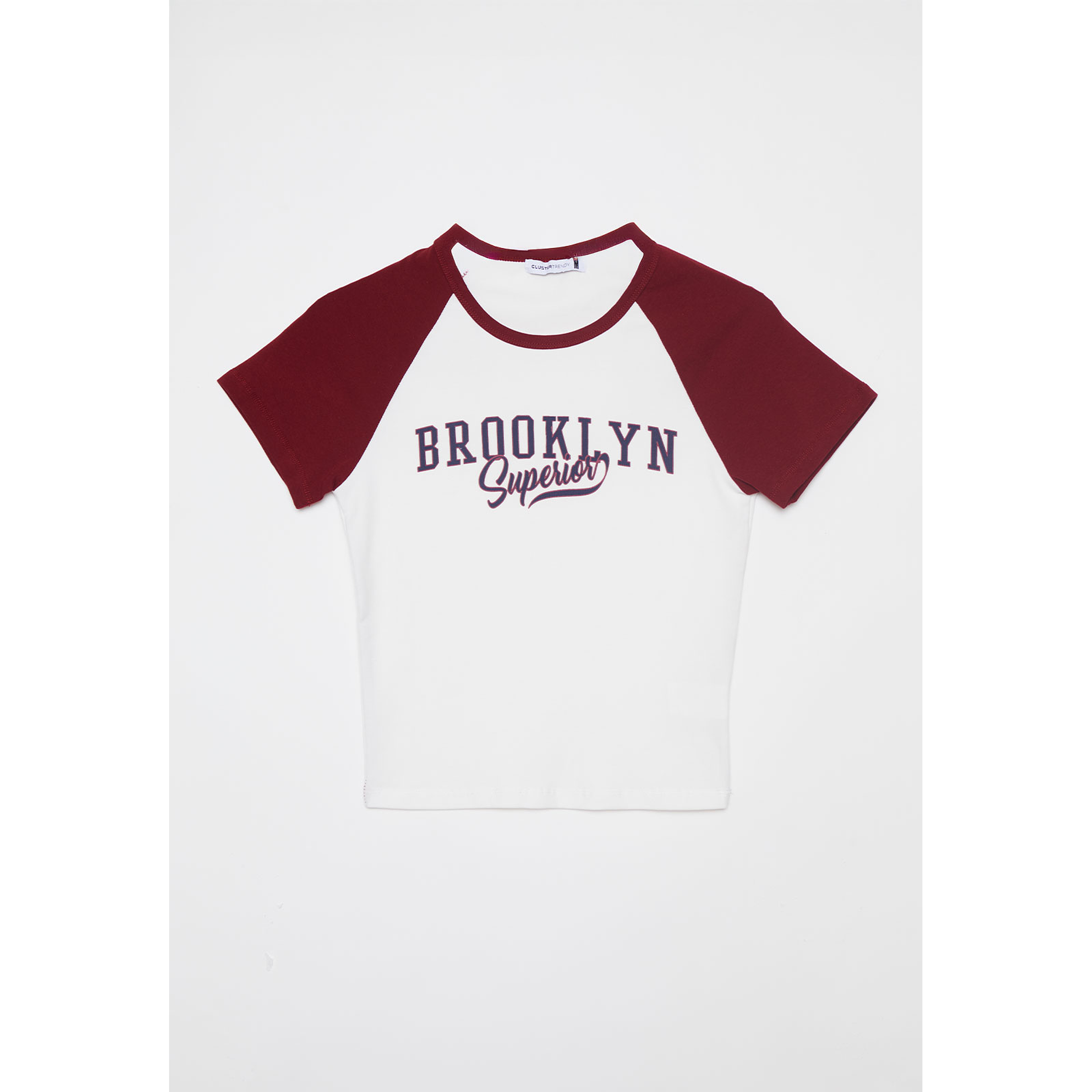 Polera Bicolor Brooklyn Mujer Crudo Familyshop 1