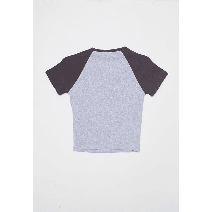 Polera Bicolor Montpellier Mujer Gris Familyshop 2