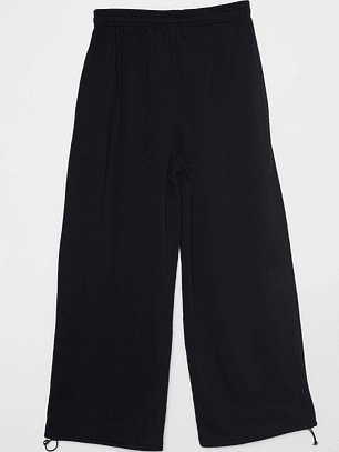 Pantalón Buzo Baggy Mujer Negro Familyshop