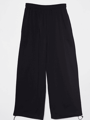 Pantalón Buzo Baggy Mujer Negro Familyshop