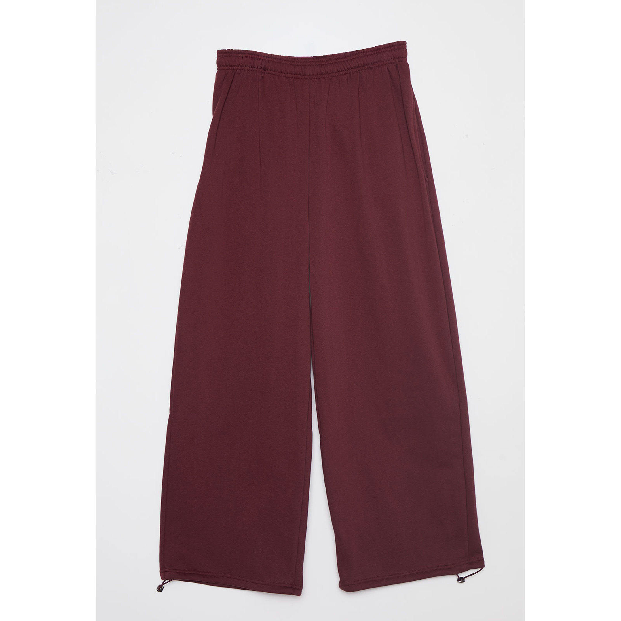 Pantalón Buzo Baggy Mujer Burdeo Familyshop 1