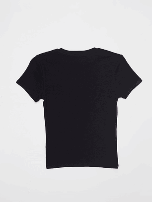 Polera Basic Mujer Negro Familyshop