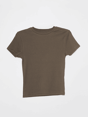 Polera Basic Mujer Verde Familyshop