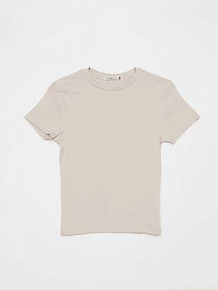 Polera Basic Mujer Beige Familyshop