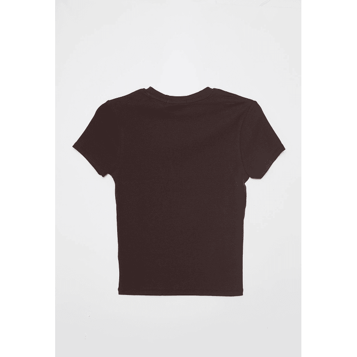 Polera Basic Mujer Café Familyshop 2