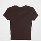 Polera Basic Mujer Café Familyshop - Miniatura 2