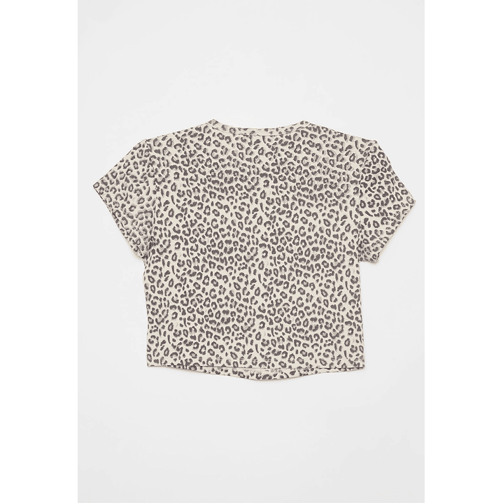 Polera Leopard Mujer Beige Familyshop 2