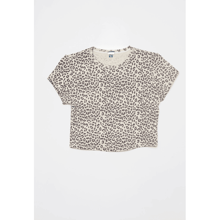 Polera Leopard Mujer Beige Familyshop 1