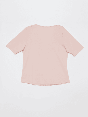 Polera Escocesa Mujer Rosado Familyshop