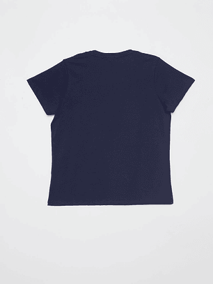 Polera Blue Flow Mujer Azul Familyshop