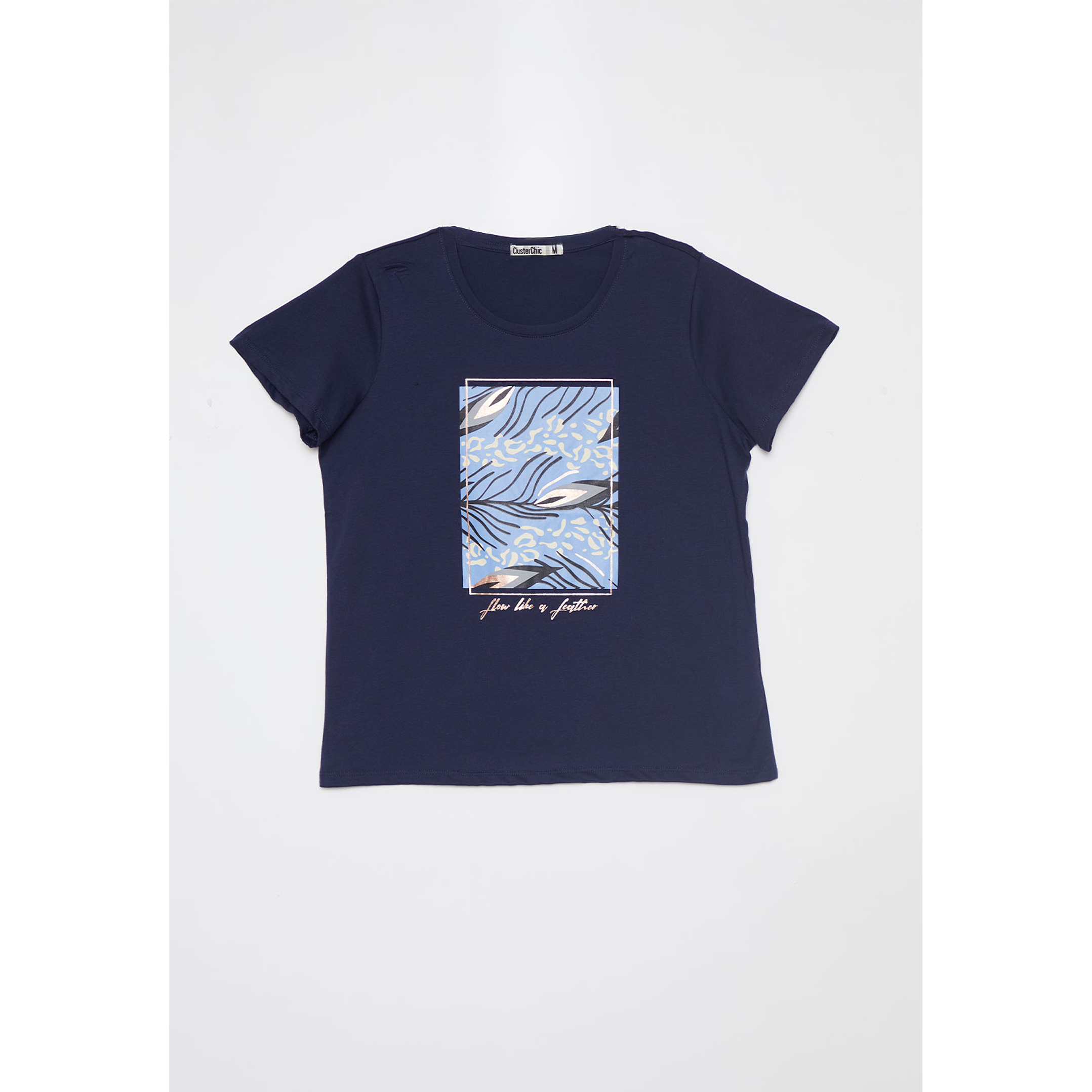 Polera Blue Flow Mujer Azul Familyshop 1