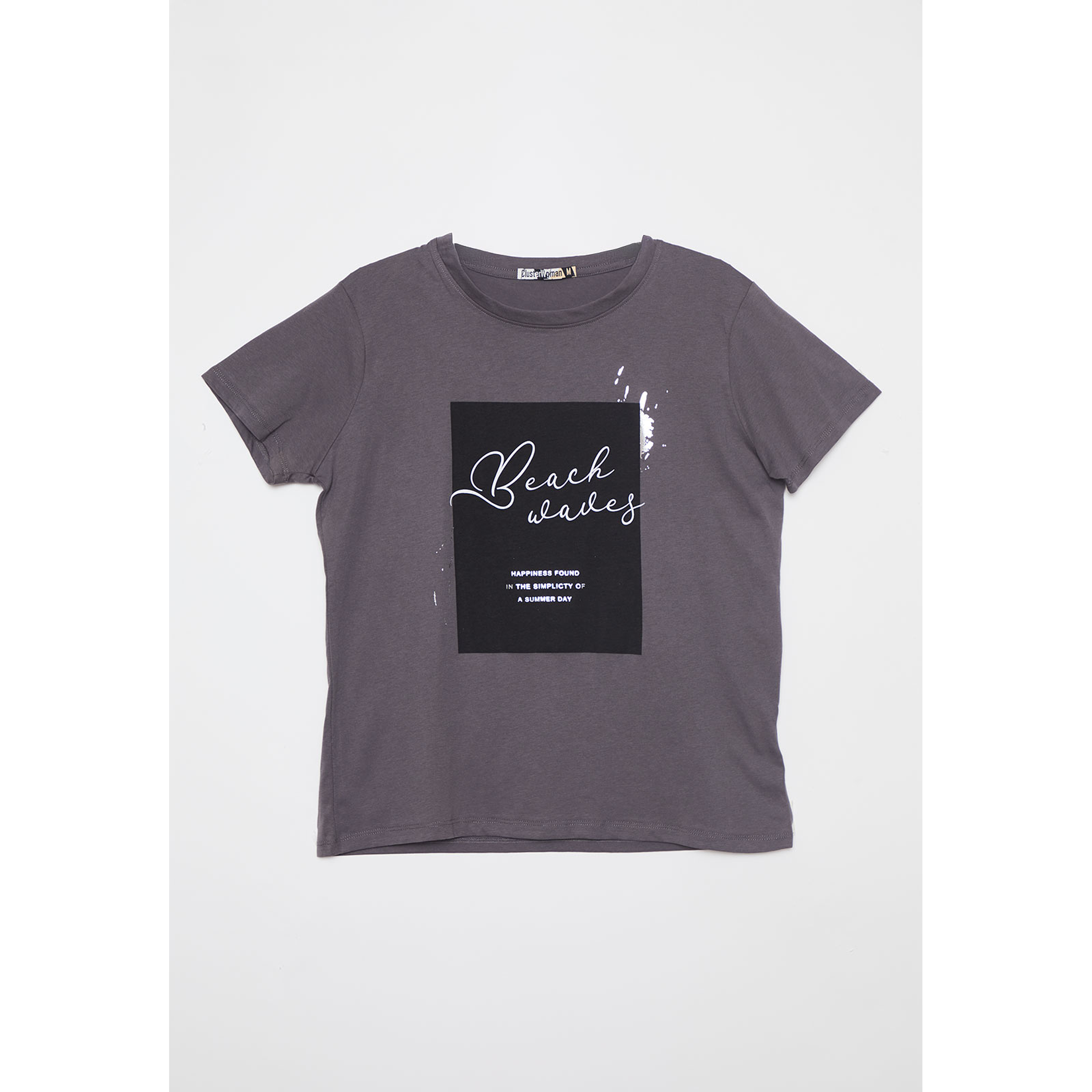Polera Silver Beach Mujer Gris Familyshop 1