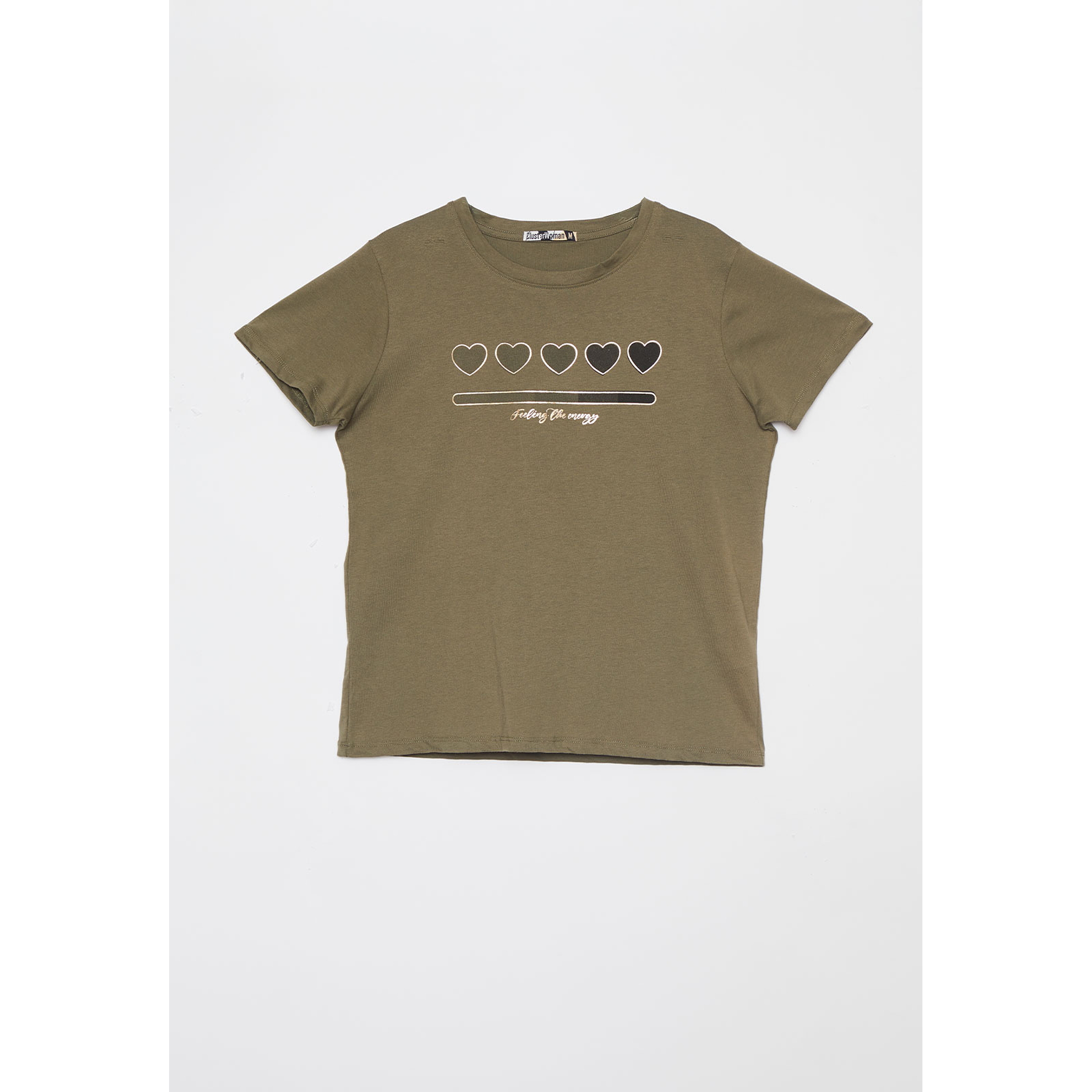Polera Silver Heart Mujer Verde Familyshop 1