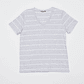 Polera Rayada Mujer Gris Familyshop - Miniatura 1