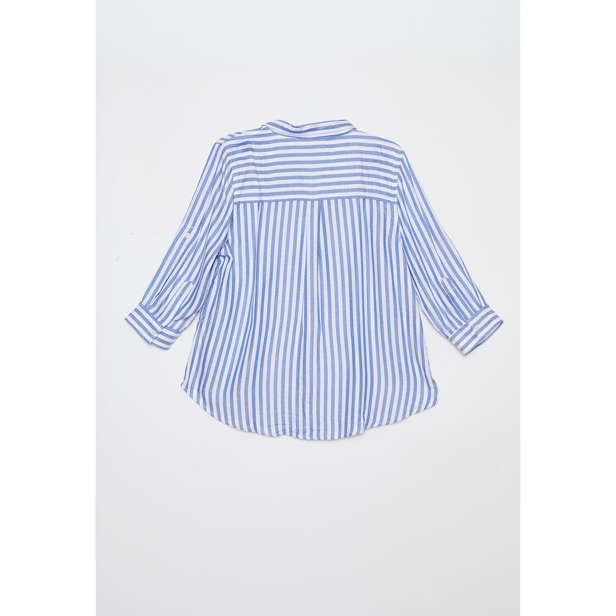 Blusa Rayada Mujer Celeste Familyshop 2